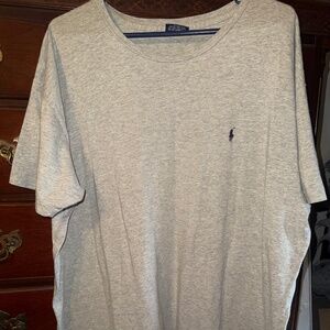Gray/Grey Polo Ralph Lauren Short Sleeve 100% Cotton Shirt